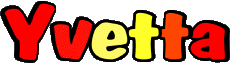 Prénoms FEMININ - UK - USA Y Yvetta 