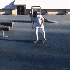Humor -  Fun Sports Skateboard Free Style Fail 02 