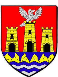 Blasone-Bandiere Francia Dipartimenti - Città 65 LOURDES 