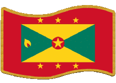 Banderas América Islas granada Rectángulo 