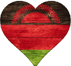Bandiere Africa Malawi Cuore 