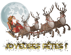 Nachrichten Französisch Joyeuses Fêtes (Noël) Serie 18 