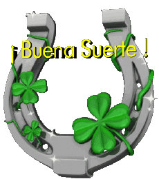 Messages Spanish Buena Suerte Transparent Background 04 