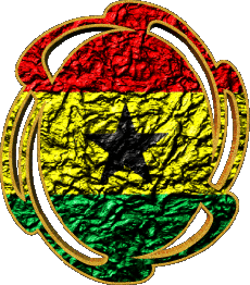 Banderas África Ghana Forma 01 