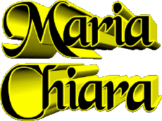 Prénoms FEMININ - Italie M Composé Maria Chiara 