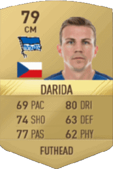 Multimedia Vídeo Juegos F I F A - Jugadores  cartas Republica checa Vladimír Darida 