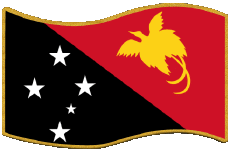Flags Oceania Papua New Guinea Rectangle 