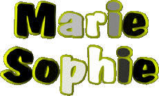 Prénoms FEMININ - France M Composé Marie Sophie 