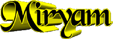 Nombre FEMENINO - Magreb Musulmán M Miryam 
