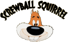 Multi Media Cartoons TV - Movies Tex Avery Screwball Squirrel Logo 