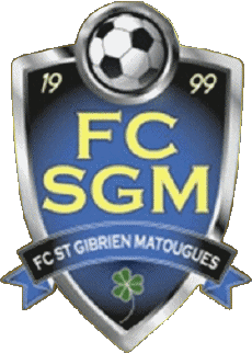 Sports FootBall Club France Logo Grand Est 51 - Marne FC St Gibrien- Matougues 