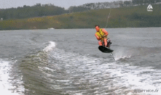 Humor -  Fun Sport Wasserski fahren Wakeboard Gamelle Fail 