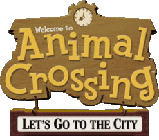 Let&#039;s go to the city-Multimedia Vídeo Juegos Animals Crossing Logotipo - Iconos 