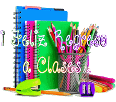 Messages Espagnol Feliz Regreso a Clases Fond Transparent 004 