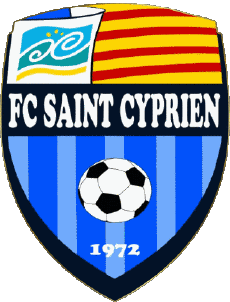 Sports FootBall Club France Logo Occitanie 66 - Pyrénées-Orientales FC St Cyprien 