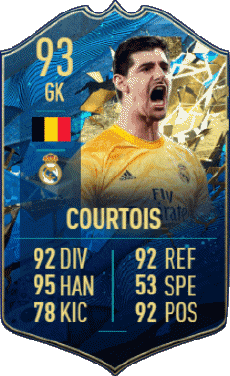 Multi Media Video Games F I F A - Card Players Belgium Thibaut Courtois 