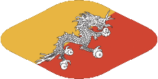 Bandiere Asia Bhutan Vario 