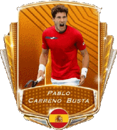 Sports Tennis - Joueurs Espagne Pablo Carreno Busta 