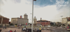 Humor -  Fun Places -TimeLapse Espagne - Barcelone 