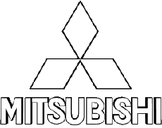 Transport Wagen Mitsubishi Logo 