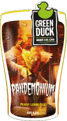 Pandemonium-Bebidas Cervezas UK Green Duck Pandemonium
