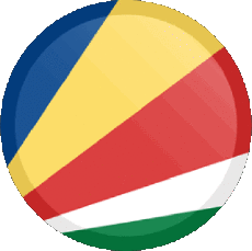Fahnen Afrika Seychelles Runde 