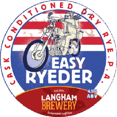 Easy Ryeder-Boissons Bières Royaume Uni Langham Brewery 