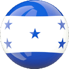 Flags America Honduras Round 