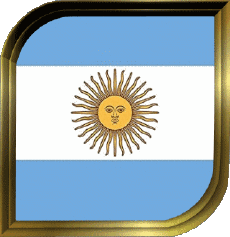 Bandiere America Argentina Quadrato 