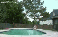 Umorismo -  Fun PERSONE Piscina Fallire 