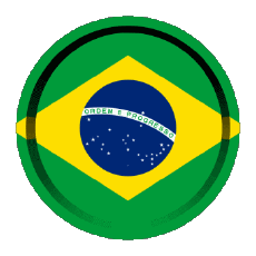 Flags America Brazil Round - Rings 