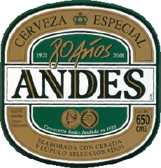 Drinks Beers Argentina Andes Cerveza 