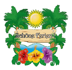 Messages German Schöne Ferien Transparent Background 24 