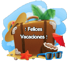 Messages Spanish Felices Vacaciones Transparent Background 09 