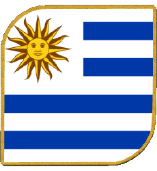 Fahnen Amerika Uruguay Platz 