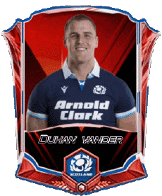 Sports Rugby - Joueurs Ecosse Equipe 2025 Duhan vander 
