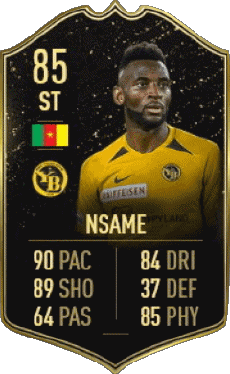 Multi Média Jeux Vidéo F I F A - Joueurs Cartes Cameroun Jean-Pierre Nsame 