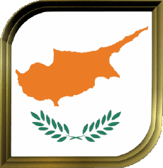 Bandiere Europa Cipro Quadrato 