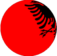 Flags Europe Albania Sphere - Cube 