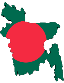 Bandiere Asia Bangladesh Vario 