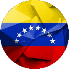 Bandiere America Venezuela Tondo 