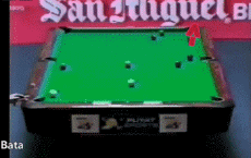Bata-Humor -  Fun Sports Pool Table Best Off Shot 02 Bata
