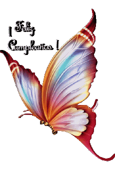 Messages Espagnol Feliz Cumpleaños Mariposas 008 