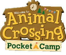 Poket Camp-Multi Média Jeux Vidéo Animals Crossing Logo - Icônes Poket Camp