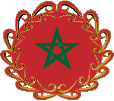 Banderas África Marruecos Forma 01 