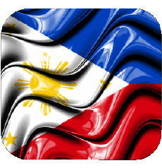 Flags Asia Philippines Square 