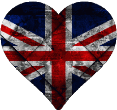 Bandiere Europa UK Cuore 