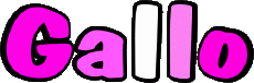 Prénoms MASCULIN - Italie G Gallo 