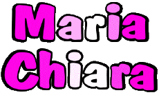 Vorname WEIBLICH - Italien M Zusammengesetzter Maria Chiara 
