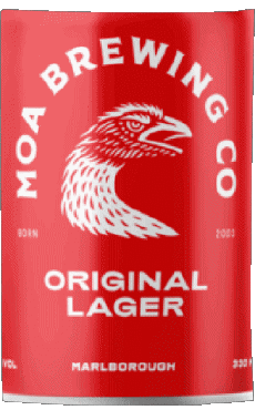 Original Lager-Bebidas Cervezas Nueva Zelanda Moa 
